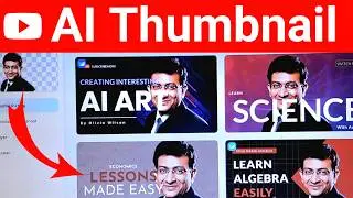 How To Make AI Thumbnail For Youtube | AI Thumbnail Maker | AI Youtube Thumbnail Generator