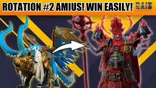 NO ROTOS NO PROBLEM! AMIUS ROTATION 2 EASY WIN! Raid: Shadow Legends