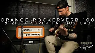 Orange Rockerverb 100 MkI Valve Amplifier & Zilla Super Fat Boy 2x12 Cabinet Celestion Creambacks