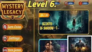 Escape Room Mystery Legacy Secrets Of Shadow Level 6. Walkthrough Solution.