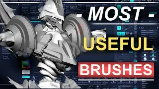 ZBrush - The Most Useful Simple Brushes (In 2 MINUTES!!)