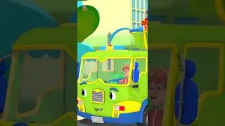 Wheels On The Firetruck #shorts #cartoonvideos #nurseryrhymes #juniorsquad #kidssongs