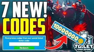 ⚠️NEW CODES⚠️TOILET TOWER DEFENSE CODES IN AUGUST 2024 - ROBLOX TOILET TOWER DEFENSE CODES