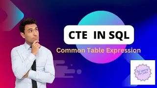CTE  in sql.| Common Table Expression|