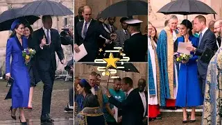 Prince William Melts Hearts With His Protective Gesture Towards Princess Catherine At Royal Service