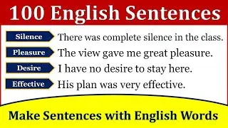 Make English Sentences : 100 important English Sentences | Vocabulary Words | Spoken English