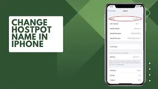 How to change hotspot name on iPhone (2023)