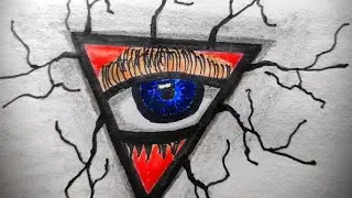 Mini eye art drawing tutorial timelapse #art #viral #trending #trend #timelapse #satisfying