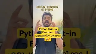 Plan Your Future |Built-in Function with List |Learn #Python #malayalam #kerala #coding  #mallu