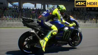 MotoGP 24 - Valentino Rossi Returns To Yamaha YZR-M1 #9: 100% Race Malaysian (4K60)