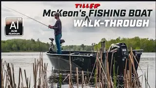 Aluminum Tiller Fishing Boat Walk-Through | 1650 Lund Rebel