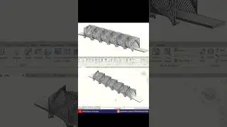 Parametric Bridge in Revit #bim #revit #architecture