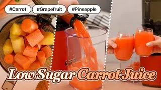 #3 Low Sugar Orange Mix Recipe🥕🍊🧡 I Kuvings Hands-Free Slow Juicer AUTO10