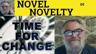 🔵 Novelty Meaning - Novel Examples - Novelty Definition - Novelty in a Sentence - Novel or Novelty