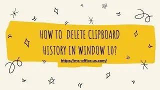 How to Delete Clipboard History in Window 10