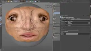 Quick Sculpt and Paint using Cinema 4D Sculpting tools and the 4D Publish Paint Brush