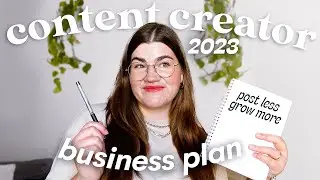 My Content Creator Business Plan for 2023