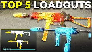 TOP 5 *META* SMG LOADOUTS in SEASON 6! 👑 (Warzone 3 Best Class Setups) - MW3