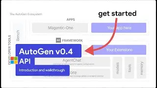 The NEW AutoGen v0.4 api is here!