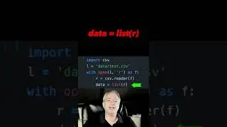 Import CSV file into a list of lists in Python #python #shorts