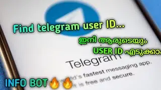 How to find Telegram user ID | User ID number find TELEGRAM. BOT