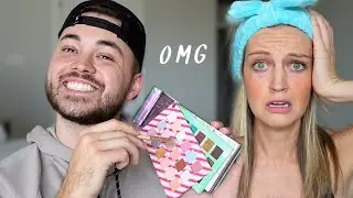 MY BOYFRIEND DOES MY MAKEUP!!