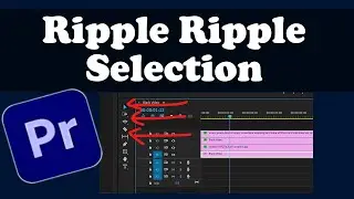 Premiere Pro 2024 Ripple Edit Razor Tool Selection Tool In Premiere Pro