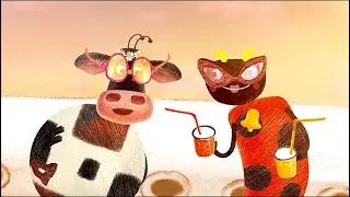 Корова мечтала - музыкальный мультфильм 