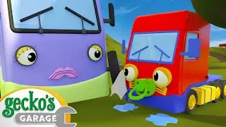 Boo Boo Song | Geckos Garage Songs｜Kids Songs｜Trucks for Kids