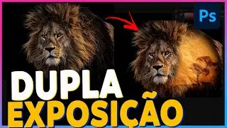 Como fazer dupla exposição no #Photoshop