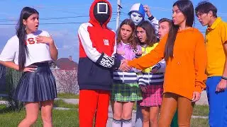 КРАСНЫЕ с ИГРЫ В КАЛЬМАРА ПРИШЛИ ЗА МНОЙ ! Red Light Green Light Squid Game *4 часть*