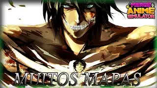 Passei Varios Mapas no Anime Merge Simulator e Upei Muito