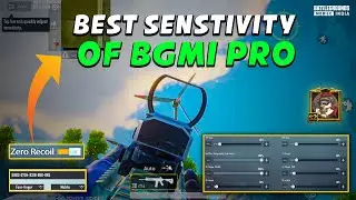 BEST SENSITIVITY FOR BGMI | bgmi sensitivity settings code |  bgmi sensitivity settings gyroscope