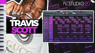 HOW TO MAKE A TRAVIS SCOTT AMBIENT GUITAR BEAT USING FL STUDIO 20