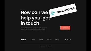 Footer Component - Tailwind CSS