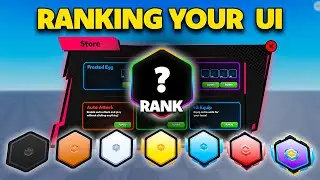 Ranking Your Roblox UI Designs! Rookie or Grandmaster?