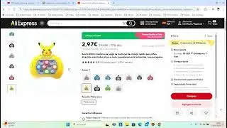 📱 ¡Oferta Aliexpress! Pop-It electrónico luz y sonido barato 2,97€ ¡77 DTO! Opinión | Descuento 📱