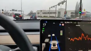 Tesla Autopilot Performance in Stop and Go Traffic on Model Y