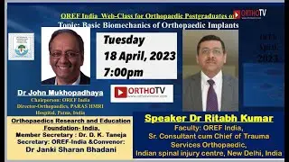OREF Web-class for Orthopaedic Postgraduates Basic Biomechanics of Orthopedic Implants