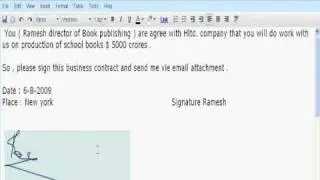 Create Signatures for business Contract in Google Docs