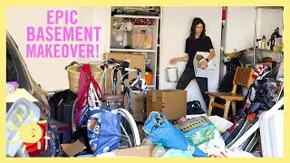 Most Satisfying Basement MAKEOVER Ever!