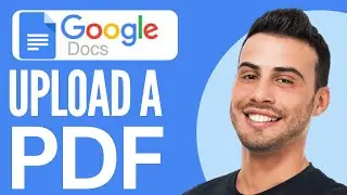 How To Put A PDF Into Google Docs (Insert/Upload PDF) | Google Docs Tutorial (2024)