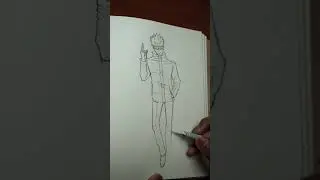 Drawing Gojo (ASMR)