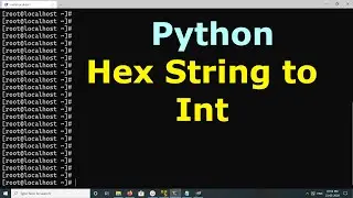 Python How to Convert Hex String to Int