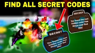 How to Find All SECRET Hidden Codes in Game *2023* in Ninja Legends ~ Roblox