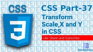 Mastering Transform Scale in CSS: A Comprehensive Guide | CodeInFarm Tutorial [ Explained ] Projects