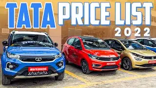 All Tata Cars In India 2022 Latest Price List🚙💨Ft. Tata Nexon ev max, Tata Altroz & Tata Safari 🏷