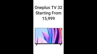 OnePlus (32 inches) Y Series HD Ready LED Smart Android TV 32Y1 #shorts