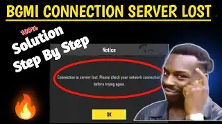 Bgmi Connection To Server Lost Problem Solve Just 2minutes || How To solve Bgmi Server lost problem