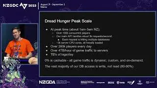 Building dread hunger - scaling & securing game backend infrastructure | Sam Evans | NZGDC23